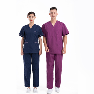 La douille courte d'hôpital frottent des uniformes de costume pour les infirmières M-4XL