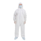 Combinaison protectrice jetable 25gsm-70gsm blanc imperméable de PPE
