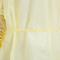 PE jaune 48gsm de la robe jetable médicale pp d'isolement d'hôpital