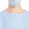 De niveau 4 robes chirurgicales jetables bleues de Spunlace avec la manchette tricotée non tissée