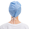 Bleu jetable non tissé médical 64x13cm de chapeau de SMS