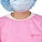 Niveau médical jetable non tissé rose 1 de PPE AAMI des robes 30gsm de pp 2 3 4
